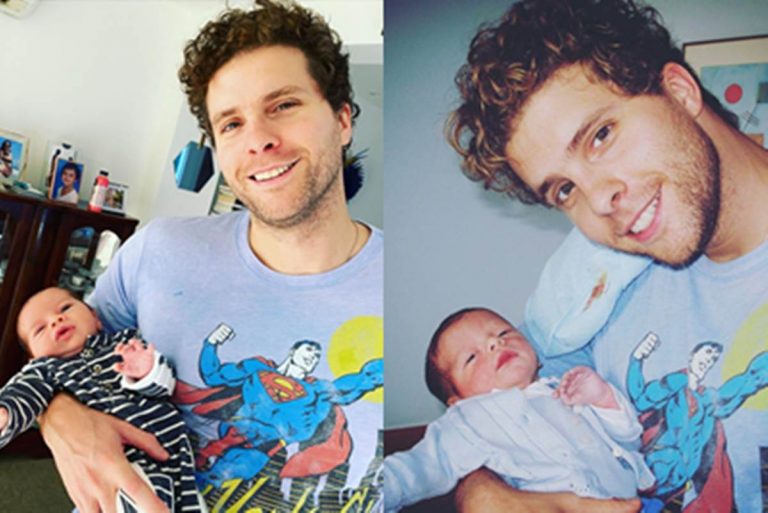 Thiago Fragoso traça paralelo entre os dois filhos e encanta seguidores