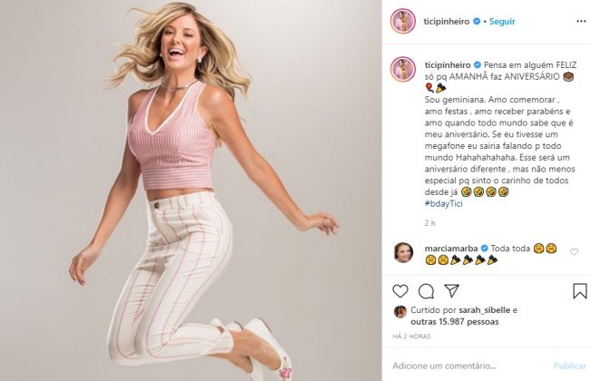 Ticiane Pinheiro reprodução Instagram