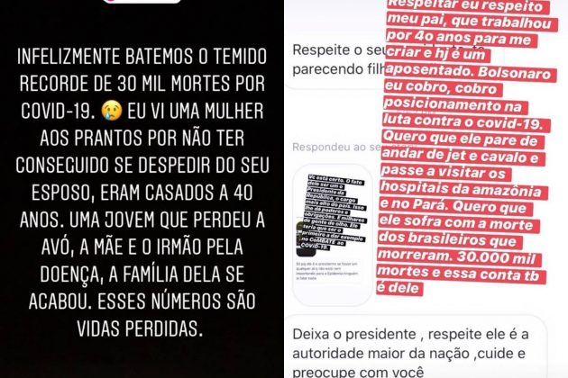 Geisy Arruda dispara sobre Bolsonaro: "Quero que ele sofra com as mortes dos brasileiros"