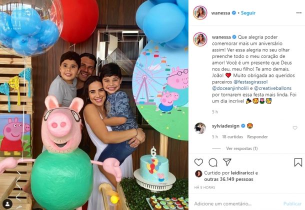 Wanessa Camargo e família reprodução instagram Wanessa Camargo e família reprodução instagram