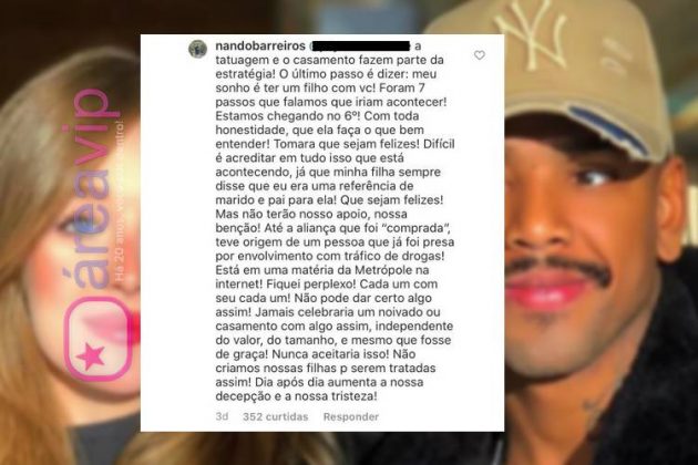 Nego do Borel e Duda Reis - Reprodução/Instagram