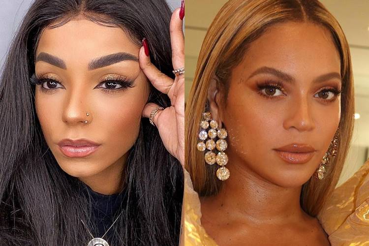 Brunna Gonçalves; Beyoncé - Instagram/Montagem