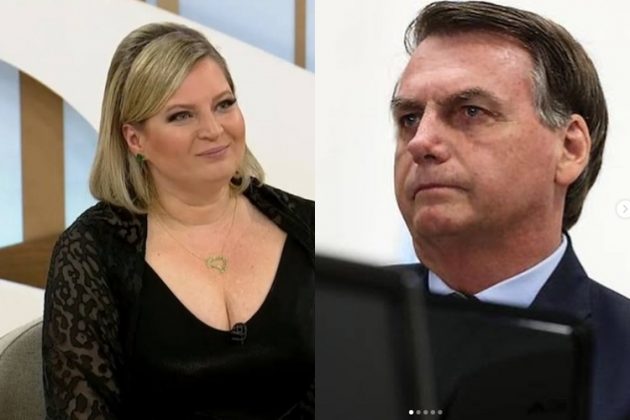 Deputada Joice Hasselmann e Presidente Jair Bolsonaro reprodução Instagram e montagem Área Vip