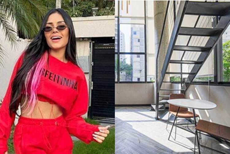 Conheça o duplex da ex-BBB Flayslane em São Paulo