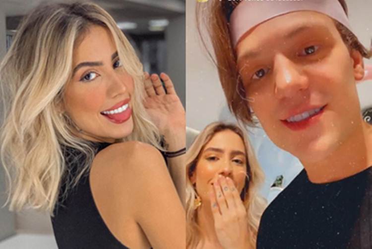 Gabi Brandt e Saulo Pôncio realizam ‘chá revelação’ e fazem mistério sobre sexo do bebê