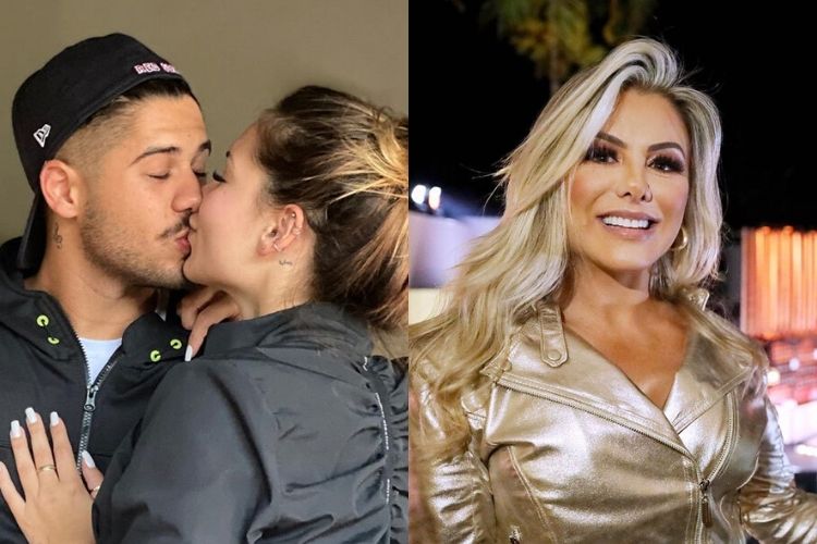 O cantor sertanejo Zé Felipe, sua namorada e sua mãe - Reprodução: Instagram (Montagem: Área VIP) O cantor sertanejo Zé Felipe, sua namorada e sua mãe - Reprodução: Instagram (Montagem: Área VIP)