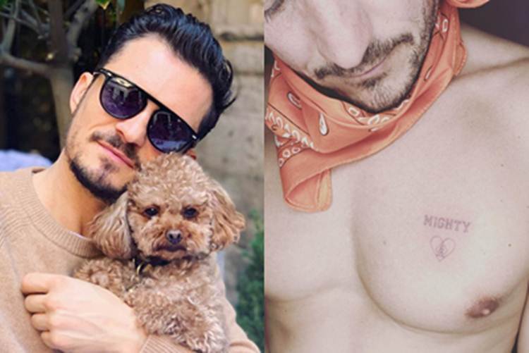 Orlando Bloom tatuagem - Instagram