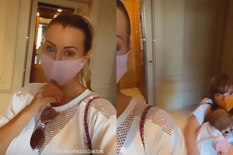 Ana Paula Siebert confunde boneca com a filha: "Levei um susto"