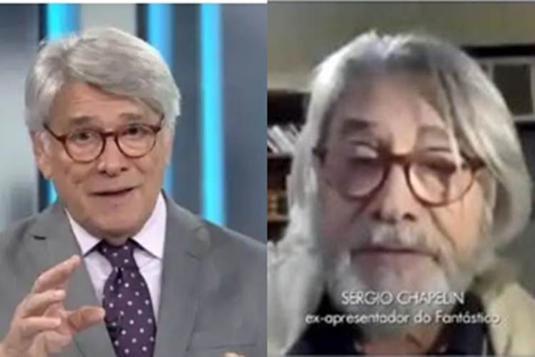 Web surta com aparência de Sérgio Chapelin em aparição no ‘Fantástico’