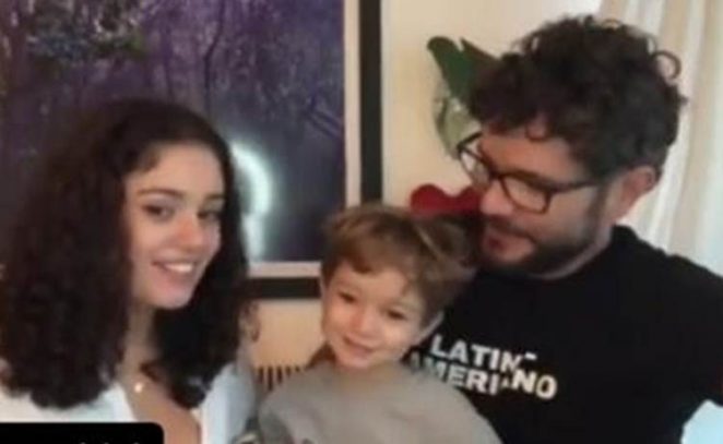 Sophie Charlotte, Daniel Oliveira e o filho - Instagram