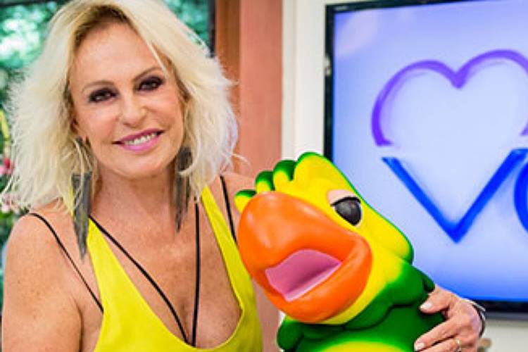 Ana Maria Braga e Louro José durante o 'Mais Você' - Rede Globo