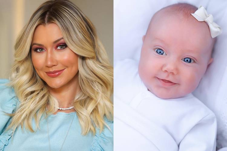 Ana Paula Siebert é mãe da pequena Vick - Fotos: Instagram/Montagem