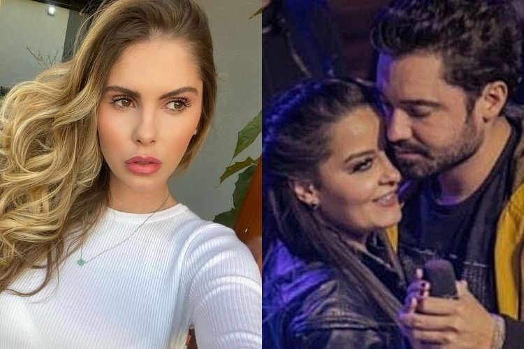 Bárbara Evans e Maiara e Fernando - Reprodução: Instagram (Montagem: Área VIP) Bárbara Evans e Maiara e Fernando - Reprodução: Instagram (Montagem: Área VIP)