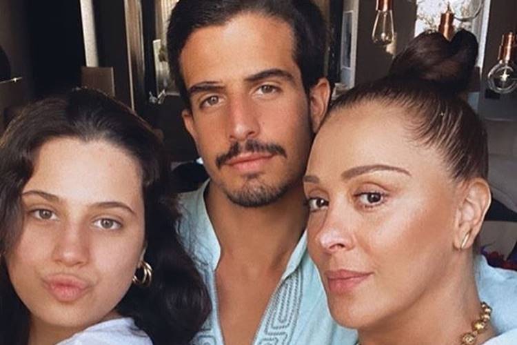 Claudia Raia e os filhos, Sophia e Enzo - Foto: Instagram