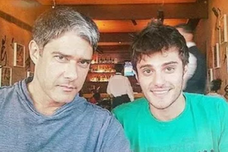 Hugo Bonemer e William Bonner - Reprodução: Arquivo Pessoal Hugo Bonemer e William Bonner - Reprodução: Arquivo Pessoal