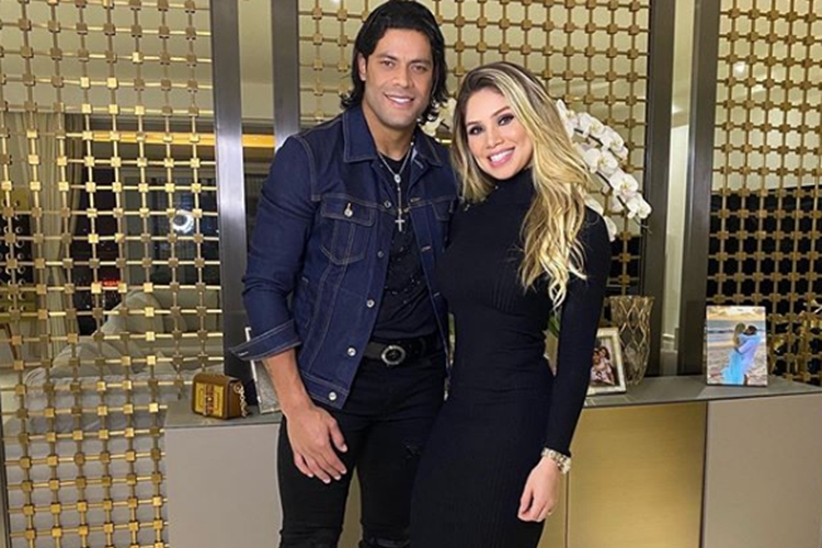 Jogador Hulk Paraíba e noiva Camila Ângelo foto reprodução Instagram Jogador Hulk Paraíba e noiva Camila Ângelo foto reprodução Instagram
