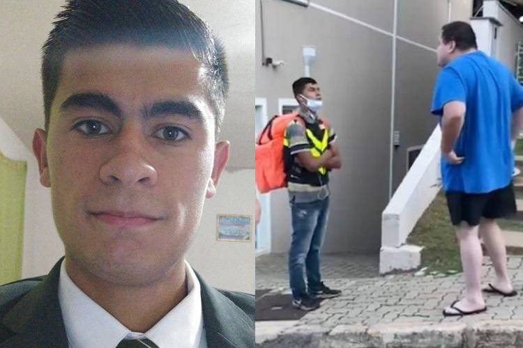 Matheus Pires, entregador que foi vítima de racismo em São Paulo - Reprodução/Instagram (Montagem: Área Vip)