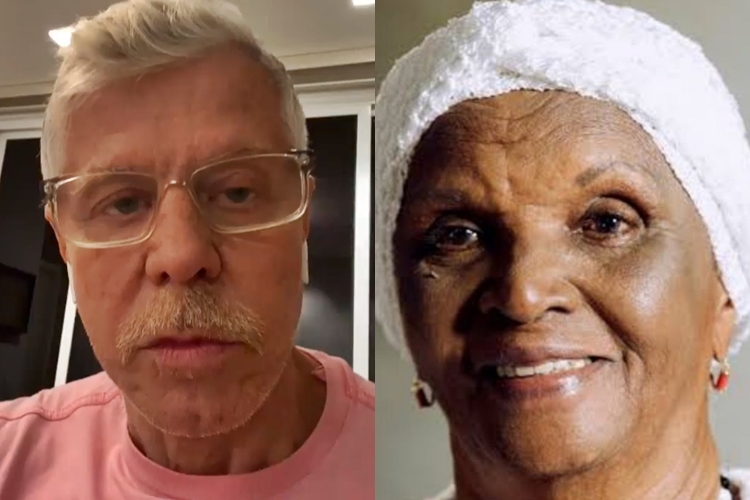 Miguel Falabella e Chica Xavier reprodução Instagram montagem Area Vip Miguel Falabella e Chica Xavier reprodução Instagram montagem Area Vip