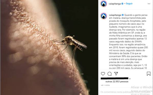 Camila Pitanga faz alerta sobre grave doença: "Amarguei 10 dias de febre e dores"