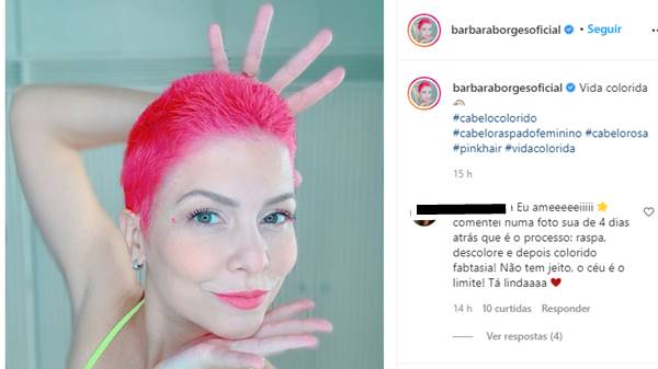 Bárbara Borges investe em visual radical e deixa fãs surpresos; veja o resultado