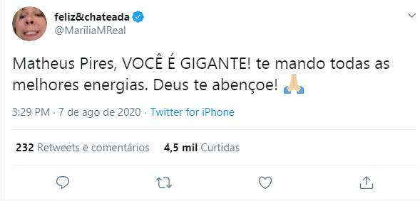 Marília Mendonça manda recado a entregador que foi vítima de racismo 