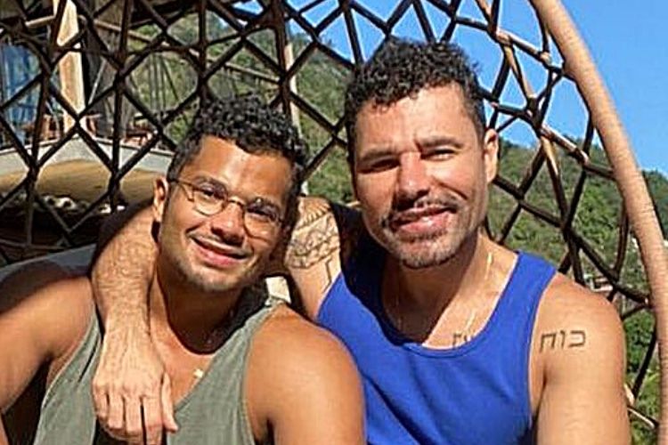 Rodrigo Sant'Anna e o marido - Reprodução: Instagram Rodrigo Sant'Anna e o marido - Reprodução: Instagram