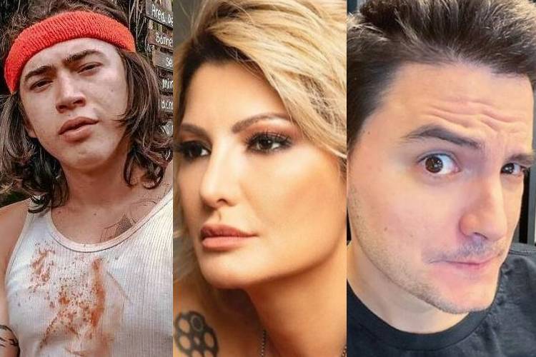 Whindersson Nunes, Antonia Fontenele e Felipe Neto - Reprodução/Instagram (Montagem: Área VIP)