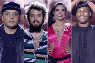 A Fazenda 12 - Fernando Beatbox - Lucas Cartolouco - Raissa Barbosa - Rodrigo Moraes (Edu Moraes/Record TV)