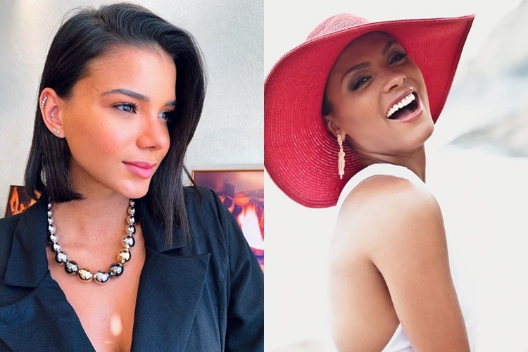 Jakelyne Oliveira e Lidi Lisboa foto reprodução Instagram montagem Área Vip Jakelyne Oliveira e Lidi Lisboa foto reprodução Instagram montagem Área Vip