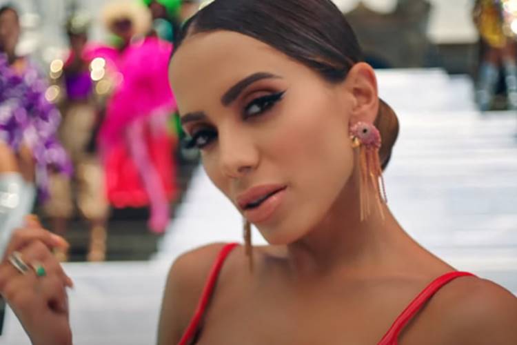 Anitta fica no top 5 do Youtube dos EUA juntamente com Lady Gaga e Justin Bieber - Foto: Reprodução/Print, clipe ''Me Gusta'', Youtube