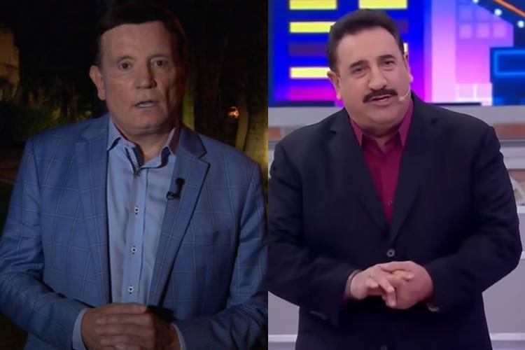 Roberto Cabrini e Ratinho