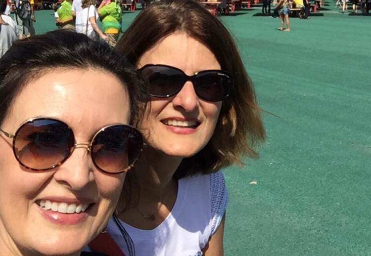 Fátima Bernardes faz declaração para a irmã