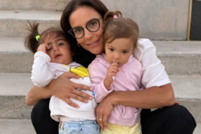 Ivete Sangalo e filhas foto reprodução Instagram