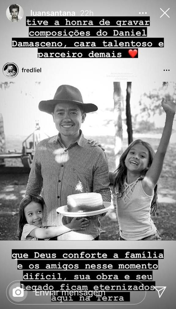 Luan Santana homenagem compositor Luan Santana homenagem compositor