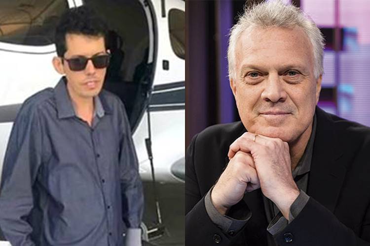 Tiago diz ser filho de Bial - Fotos: Reprodução/TV Globo