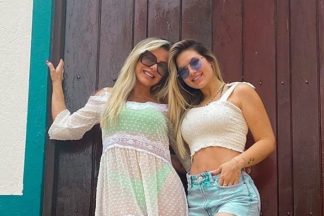 Poliana Rocha, a esposa do cantor sertanejo Leonardo e Virgínia Fonseca - Reprodução: Instagram