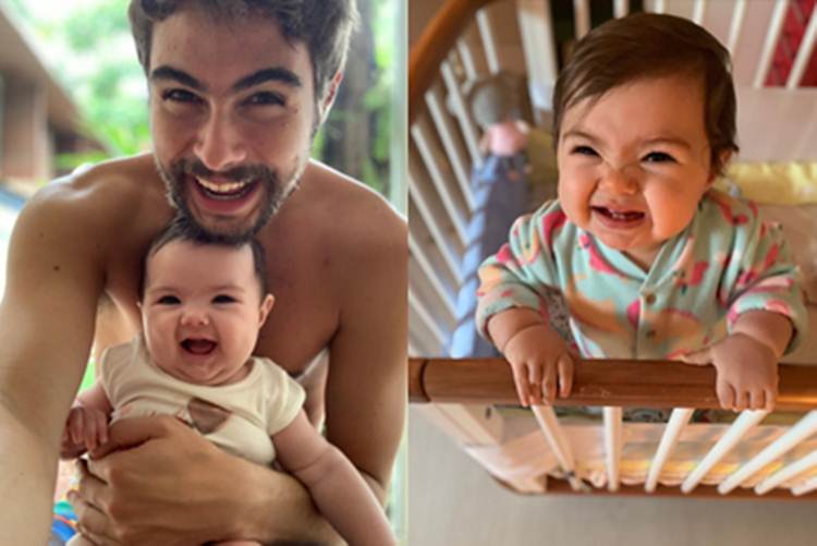 Rafael Vitti e a filha Clara - Instagram
