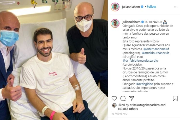 A publicação do famoso - Reprodução: Instagram A publicação do famoso - Reprodução: Instagram