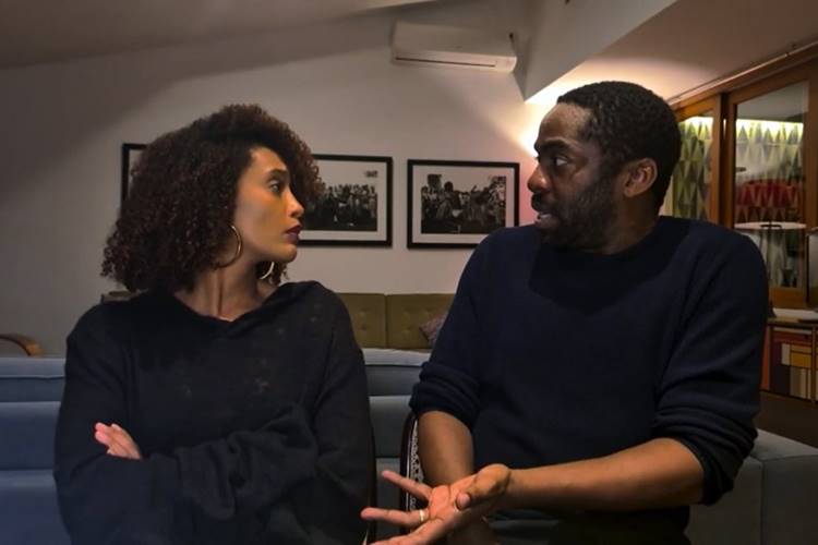 Amor e sorte - Lázaro Ramos e Taís Araújo Taís Araújo diz ter procurado casa para morar sem Lázaro: “Estava difícil” - Foto: Reprodução/ Amor e Sorte/ Rede Globo