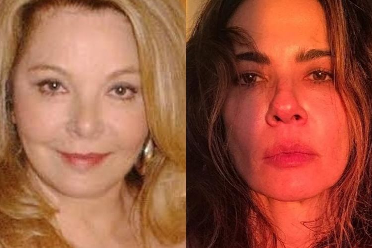 Mãe de Luciana Gimenez e ela - Reprodução: Instagram (Montagem: Área VIP) Mãe de Luciana Gimenez e ela - Reprodução: Instagram (Montagem: Área VIP)