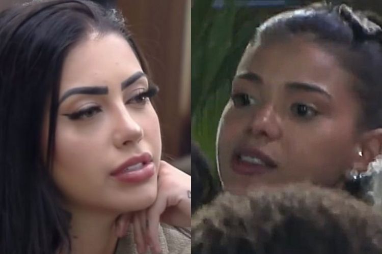 Mc Mirella e Jakelyne - Reprodução: PlayPlus (Montagem: Área VIP) Mc Mirella e Jakelyne - Reprodução: PlayPlus (Montagem: Área VIP)