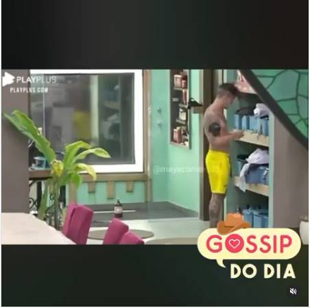Print @gossipdodia A Fazenda 12: Internautas desconfiam que Biel esteja recebendo recados da produção - Foto: Print/Instagram@gossipdodia