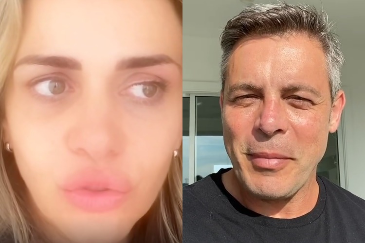 Esposa de Luigi Baricelli fala sobre retirada de câncer: ''Não é fácil'' - Foto: Reprodução/Instagram/Montagem ÁreaVIP