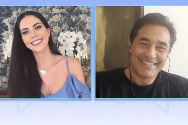 Daniela Albuquerque entrevista Luciano Szafir Daniela Albuquerque entrevista Luciano Szafir (Divulgação/RedeTV!)