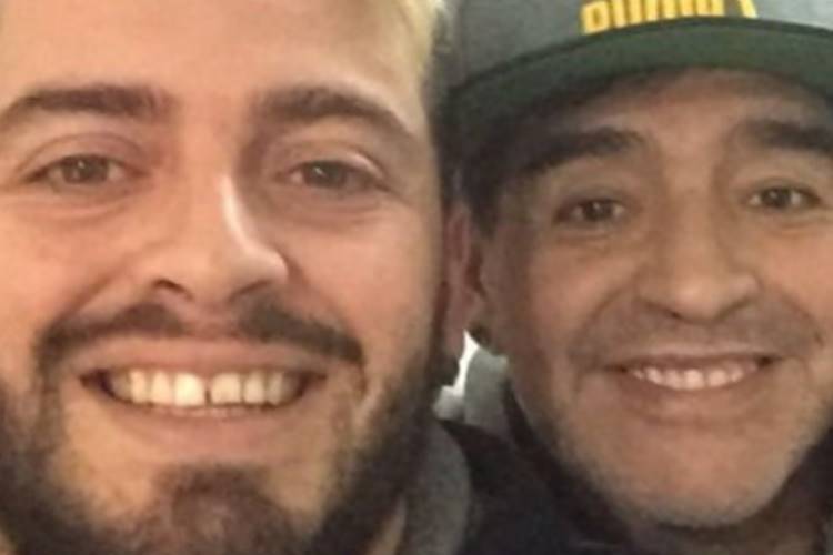 Diego e Maradona Filho mais velho de Maradona, Diego Jr., não comparece ao enterro do pai - Foto: Reprodução/Instagram@cristianasinagra