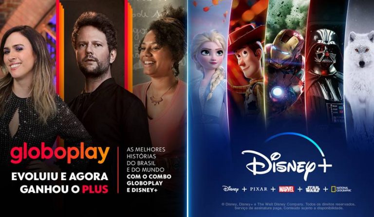 Globoplay e Disney+ se unem para oferecer combo inédito no Brasil