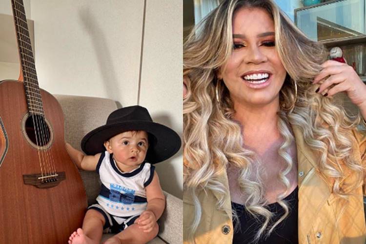 Marília Mendonça comemora 11 meses do filho com música - Foto: Reprodução/Instagram/Montagem Área VIP