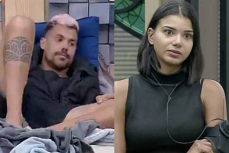 Lipe Ribeiro e Jakelyne - Reprodução Twitter