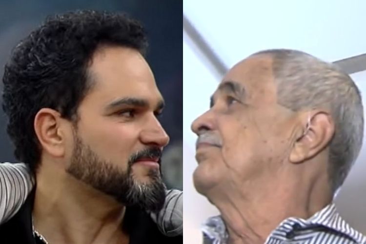 Luciano Camargo e Seu Francisco - Reprodução: Instagram - Montagem: Área VIP Luciano Camargo e Seu Francisco - Reprodução: Instagram - Montagem: Área VIP