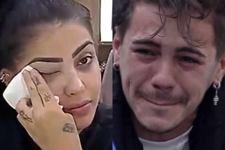 Mirella e Biel - Reprodução: Record (Montagem: Área VIP) Mirella e Biel - Reprodução: Record (Montagem: Área VIP)